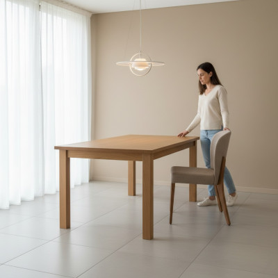 Eetkamerset Stoel Textiel Keuken Ontwerper Stof Beklede Stoelen
