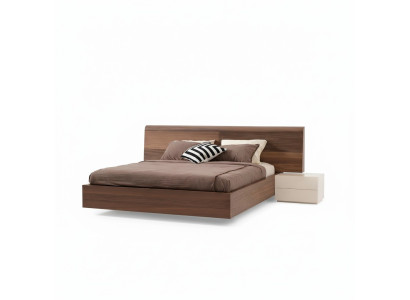 Moderne slaapkamer nachtkastje consoles bijzettafels beige hout