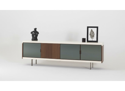 Laag dressoir kast commode kasten commodes 225cm dressoir