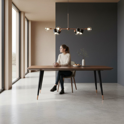 Eettafel Moderne eetkamer woonkamer keuken design tafel Roestvrij staal