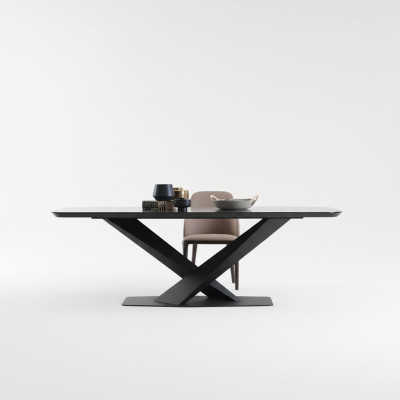 Luxe eettafel ontwerp tafel eetkamertafels metaal ontwerp meubels Nieuw