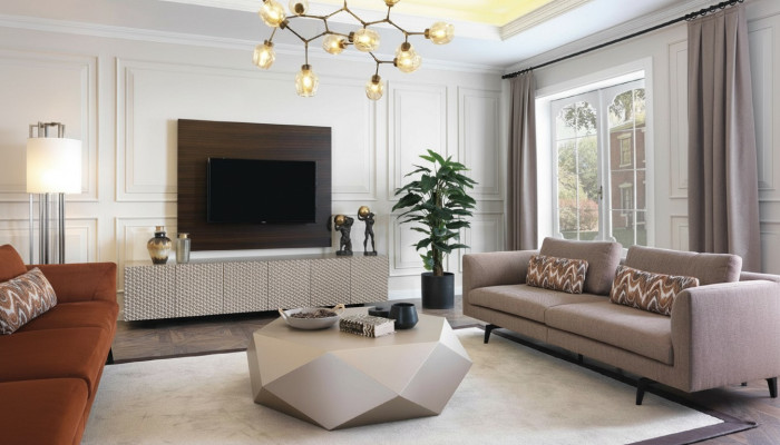 Luxe tv-kast tv-standaard dressoir salontafel tv-wand 3 delen