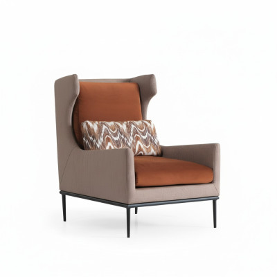 Woonkamer fauteuil bank gestoffeerd design textiel 1-zitsbanken stoffeerderij = Woonkamer fauteuil bank bekleed met design textiel 1-zitsbanken stoffeerderij.