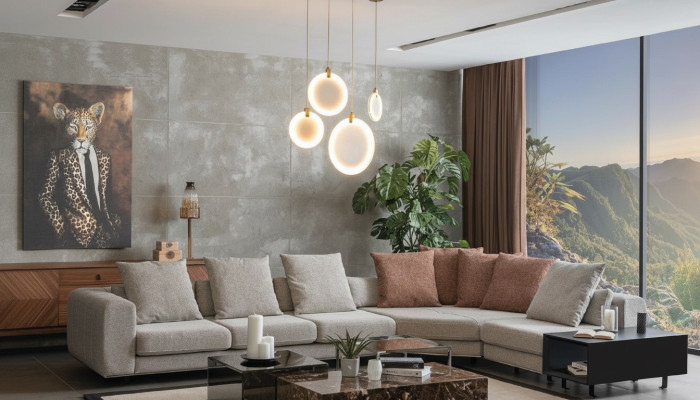 Woonlandschap Bank Hoekbank Design Meubels Bank L-vorm Nieuwe Stijl Modern