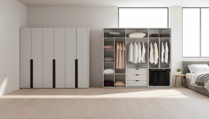 Slaapkamer kast kledingkast hout luxe modern design nieuw