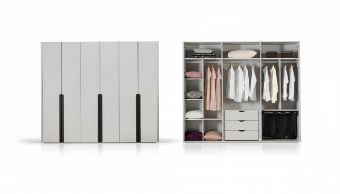 Slaapkamer kast kledingkast hout luxe modern design nieuw
