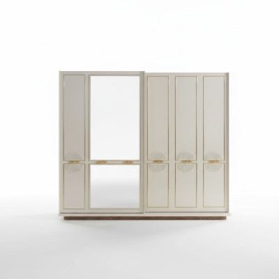 Slaapkamer kledingkast Luxe hout Modern design Meubels Wit Nieuw