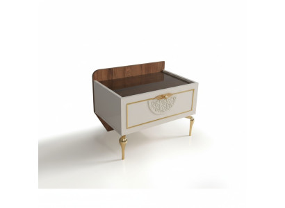 Slaapkamer nachtkastje Modern design Meubels Hout Luxe Nieuw Wit