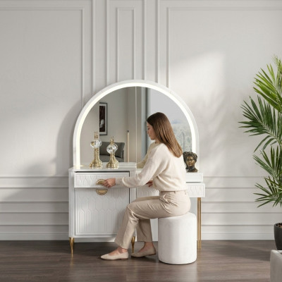 Slaapkamer commode met spiegel console commodes kaptafels meubels