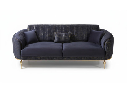 Woonkamer Bank 3-zits Blauw Meubels Luxe Bankstellen xxl Meubels Bank Banken  Woonkamer Bank 3-zits Blauw Meubels Luxe Bankstellen xxl Meubels Bank Banken
