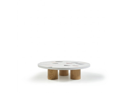 Salontafel luxe design wit houten tafel koffie bijzettafel woonkamer nieuw