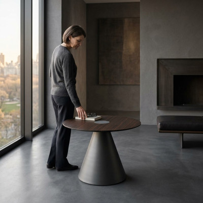 Koffie bijzettafels woonkamer ronde salontafel luxe design tafel nieuw