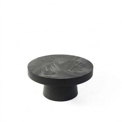 Tafel Salontafel Rond Bijzettafel Koffietafel Zwart