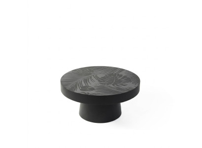 Tafel Salontafel Rond Bijzettafel Koffietafel Zwart