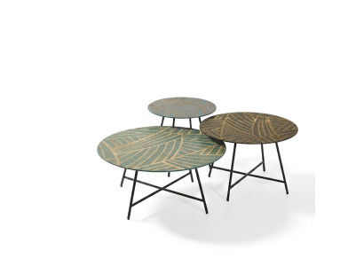 Stel van 3 salontafels koffietafel ontwerptafels woonkamertafels rond