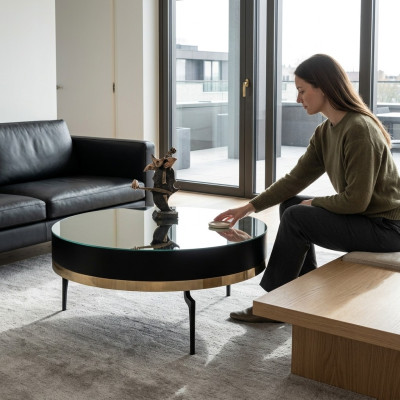 Salontafel Luxe Design Tafel Koffie Bijzettafels Woonkamer