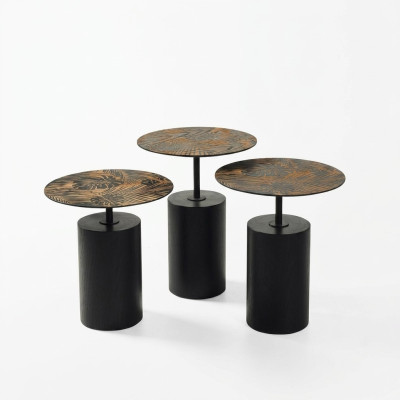 Luxe designer set van 3 salontafels voor de woonkamer