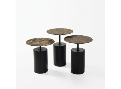 Luxe designer set van 3 salontafels voor de woonkamer