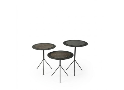 Salontafels Bijzettafels Woonkamer Modern Luxe Bruin 2-delig.