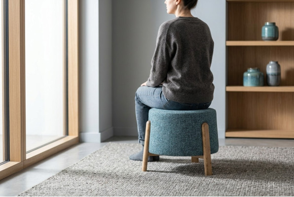 Kruk Ontwerper Zitbank Houten Kruk Stoel Zitkruk Italiaanse Stijl
