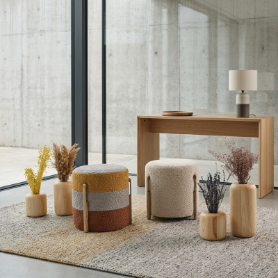 Groep Kruk Polyester Woonkamer Stoel Stof Luxe Zitter 2-dlg. Nieuw