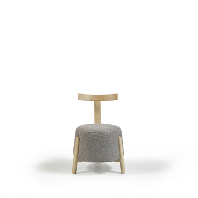 Moderne fauteuil stoel 1x eetkamer lounge zitkamer gestoffeerde stoel textiel nieuw.