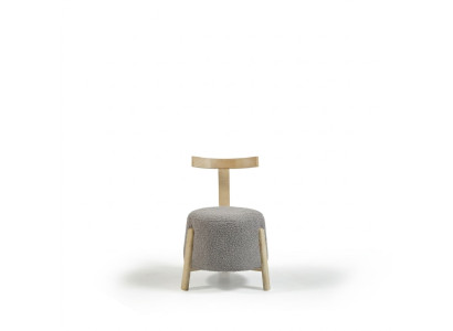 Moderne fauteuil stoel 1x eetkamer lounge zitkamer gestoffeerde stoel textiel nieuw.