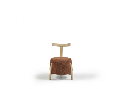 Luxe eetkamerstoel met bekleding, ronde fauteuil lounge zitplaats 1x fauteuil nieuw
