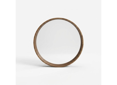 Spiegel Klassieke houten wandspiegel Spiegel Ontwerp Bruin Woonkamer Nieuw