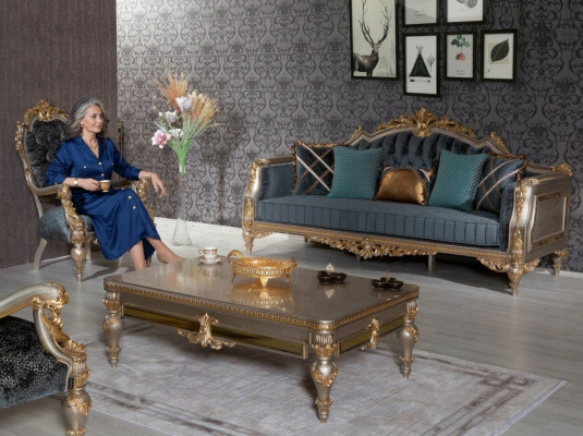 Sofa set 3+1 zitbank zitkussen salontafel 3-delige set meubels