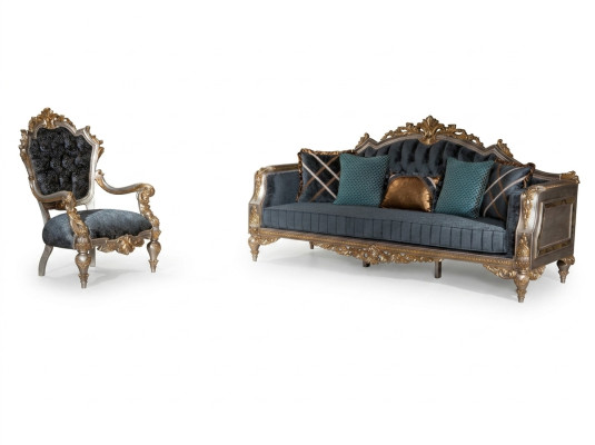 Sofa set 3+1 zitbank zitkussen salontafel 3-delige set meubels