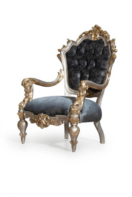 Luxe fauteuil Luxe bekleding Textiel 1-zits gestoffeerde stoel Eénzitter woonkamer