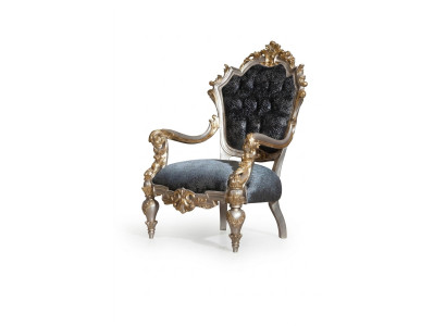 Luxe fauteuil Luxe bekleding Textiel 1-zits gestoffeerde stoel Eénzitter woonkamer