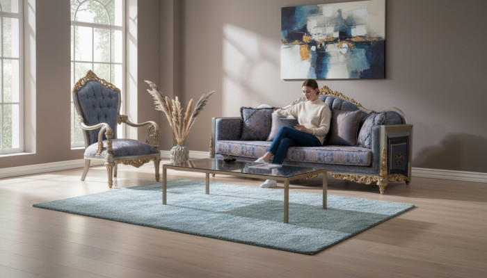 Barok sofa Chesterfield 3+1 zitter salontafel bankstel meubels stofferen