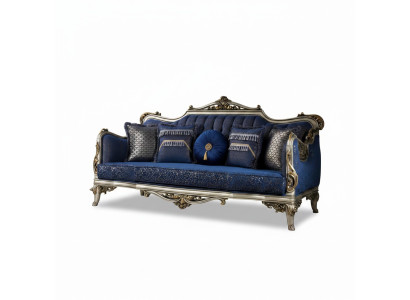 Exquise klassieke sofa voor de woonkamer met gouden patronen