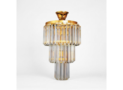 Kroonluchter Plafondontwerp Luxe Kristal Goud Woonkamer Stijl Modern