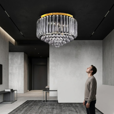 Kroonluchter plafond Modern Verlichting Kristal Nieuw Luxe Woonkamer