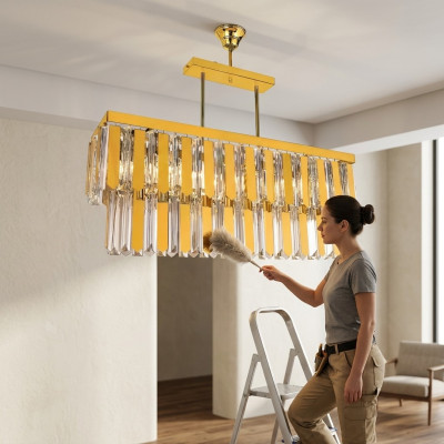 Kroonluchter Plafondlamp Designer Lamp Verlichting Woonkamer Goud