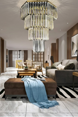 Kroonluchter Stijl Moderne Plafondlamp Ontwerp Luxe Nieuw Goud