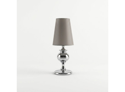 Tafellamp leeslamp licht nachtlamp grijs metaal woonkamer