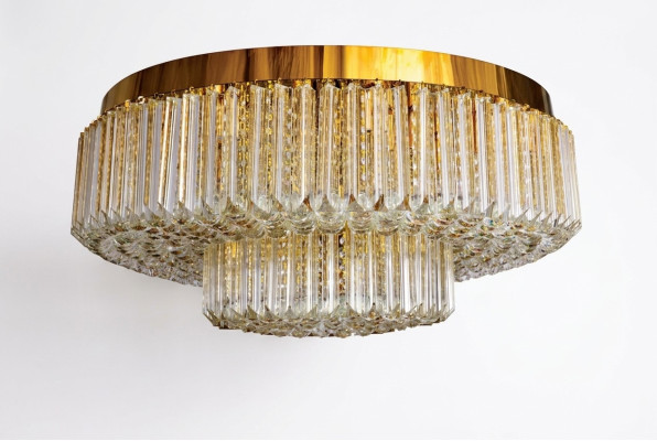 Kroonluchter Plafondlamp Luxe Ronde Kroonluchter Lamp gouden Verlichting
