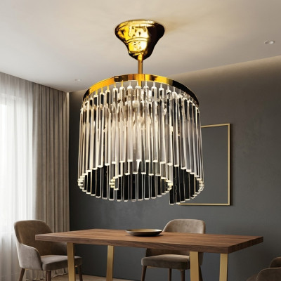 Kroonluchter woonkamer plafondlamp lamp kroonluchter goud nieuw