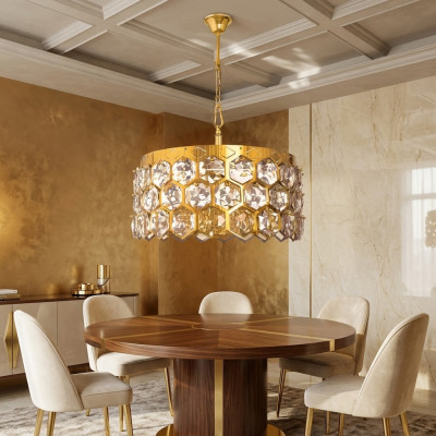 Kroonluchter loodkristal kristallen plafondlamp kroonluchter ontwerp woonkamer