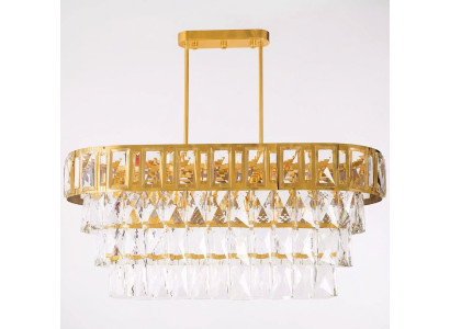 Ovale kroonluchter plafondlamp lamp luchter plafond kristallen lamp
