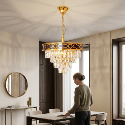 Kroonluchter Luxe Plafondlamp Hanglamp Nieuw Kristal
