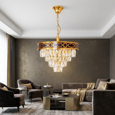 Kroonluchter Luxe Plafondlamp Hanglamp Nieuw Kristal