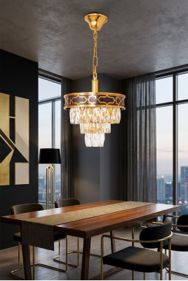 Kroonluchter woonkamer lamp Eettafellamp nieuw Luxe slaapkamer