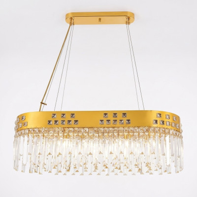 Kroonluchter Oude Antieke Kristallen Kroonluchter Nieuwe Luxe Goud