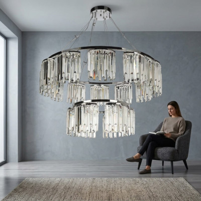 Kroonluchter Plafondlamp Moderne Ronde Lamp Kristal Design Verlichting
