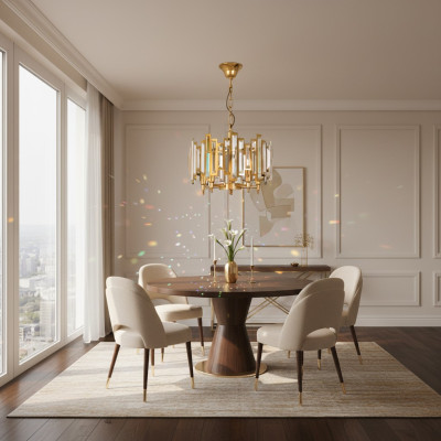 Kroonluchter Luster Hanglamp Hanglampen Luxe Gouden Lampen Verlichting